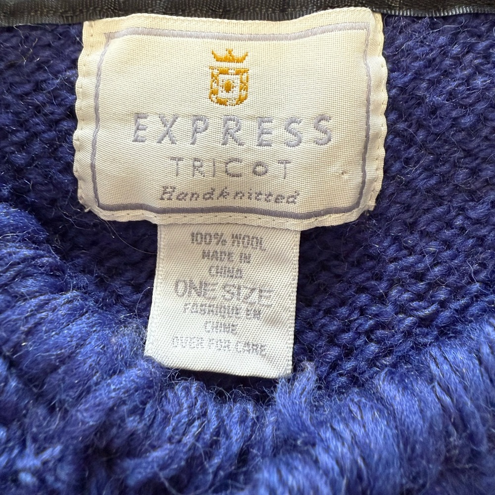 VINTAGE Express Tricot Sunflower Sweater granny bohemian eclectic grandpa boho - Picture 4 of 16